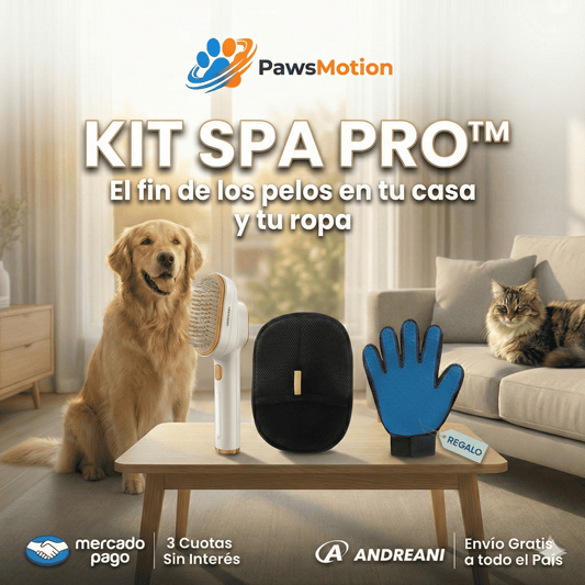 Kit Spa Pro™: Adiós a los Pelos (Combo 3-en-1 para Perros y Gatos + Regalo)