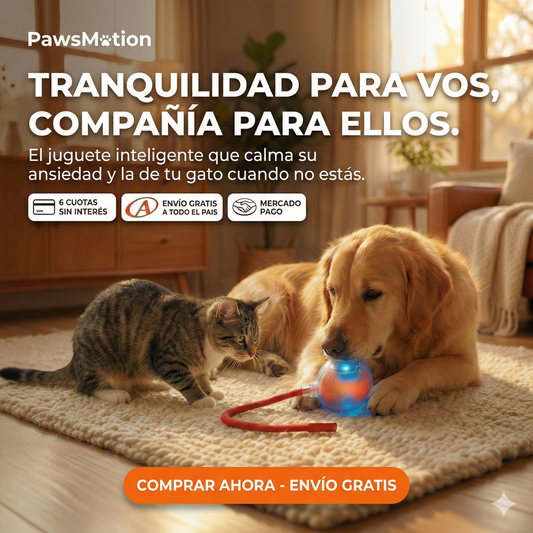 Pelota PawsMotion™ Anti-Ansiedad y Estres: El Juguete Inteligente Pro