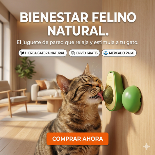 Juguete de Pared Catnip Avocado PawsMotion™ - Bienestar y Relax Felino